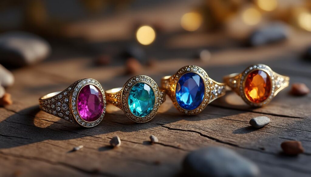 découvrez comment choisir une chevalière avec pierre en fonction de la signification de chaque gemme pour allier style et symbolique personnelle.