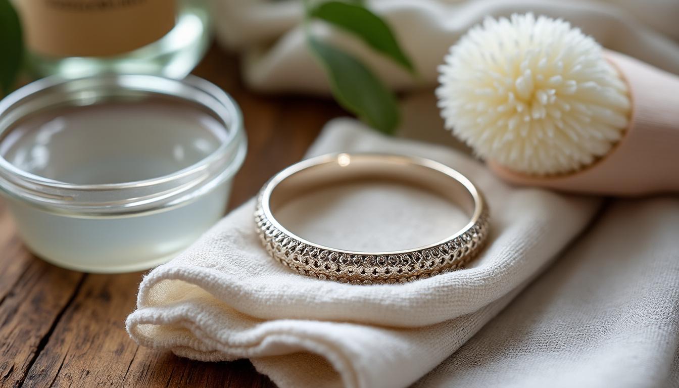 découvrez comment entretenir vos solitaires en or blanc et préserver leur éclat naturel grâce à des méthodes douces, sans utiliser de produits agressifs.