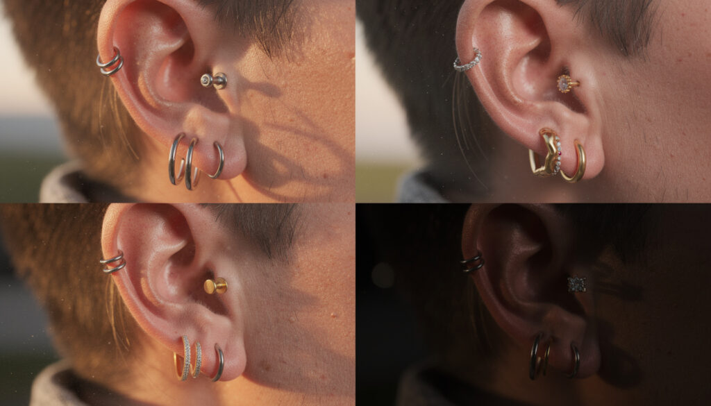 découvrez comment choisir des bijoux de piercing d'oreille conch qui reflètent parfaitement votre style personnel, alliant confort, esthétique et originalité.