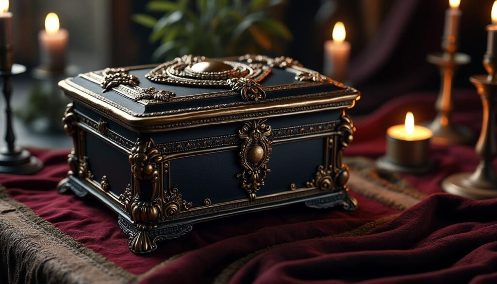 découvrez comment transformer votre espace avec une touche gothique grâce à une boîte à bijoux originale et élégante, alliant style et fonctionnalité.