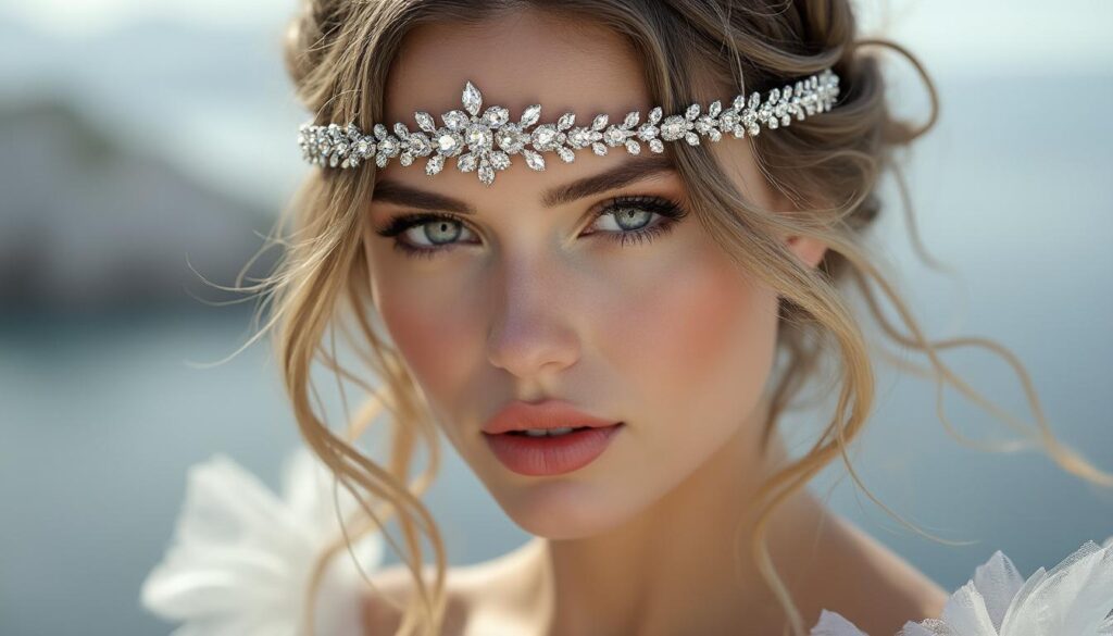 découvrez nos diadèmes en cristal, l'accessoire parfait pour briller avec élégance et discrétion lors de toutes vos occasions spéciales.