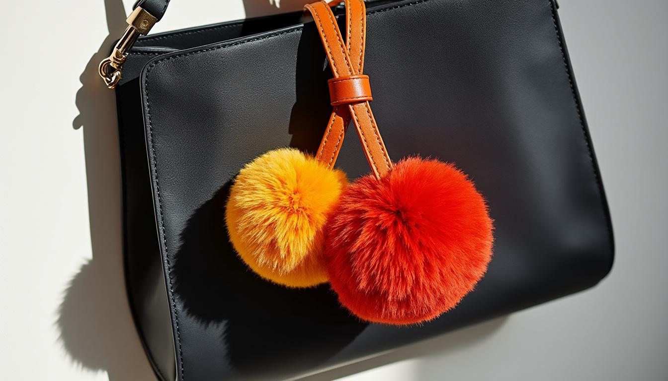 découvrez nos bijoux de sac pompon en cuir faits main, alliant élégance et originalité pour sublimer votre style au quotidien.
