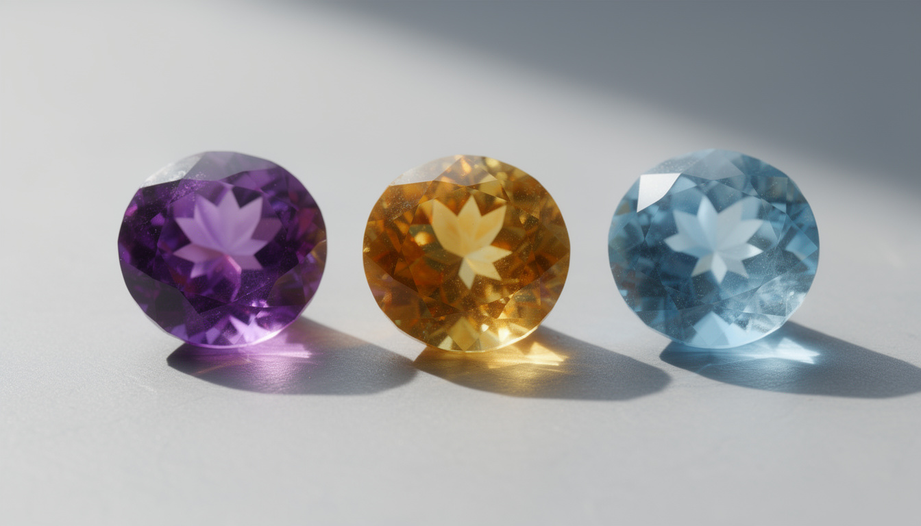 explorez les bienfaits de l'améthyste, de la citrine et de la topaze, trois pierres fines reconnues pour leurs vertus énergétiques et thérapeutiques.