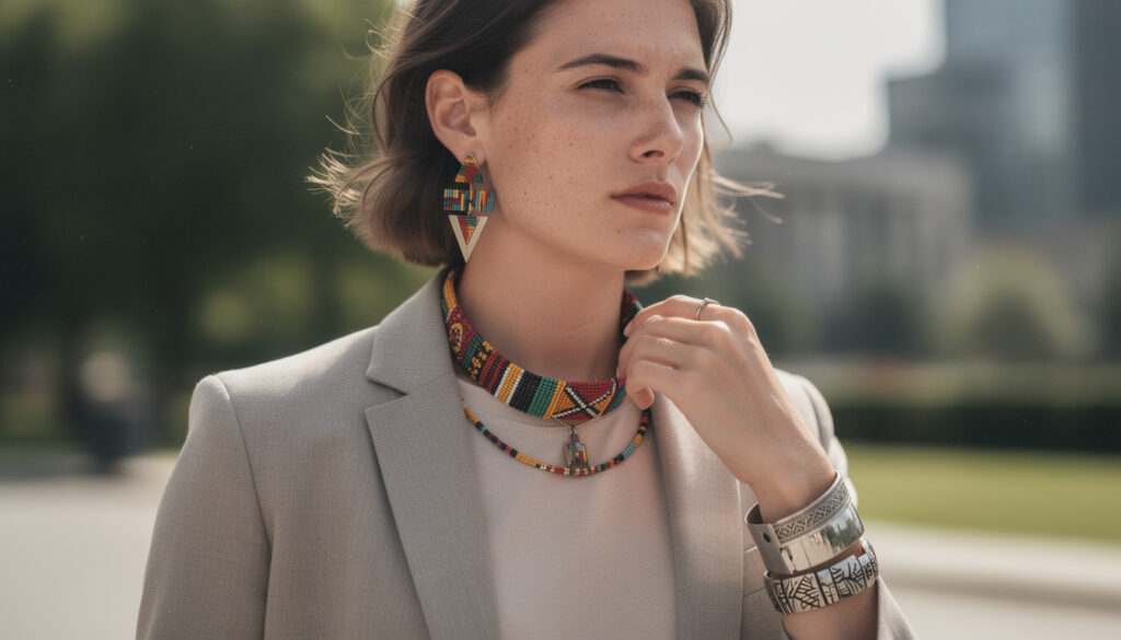 découvrez comment intégrer harmonieusement des bijoux africains dans un look moderne pour un style unique et sans fausse note. conseils mode et astuces tendance.