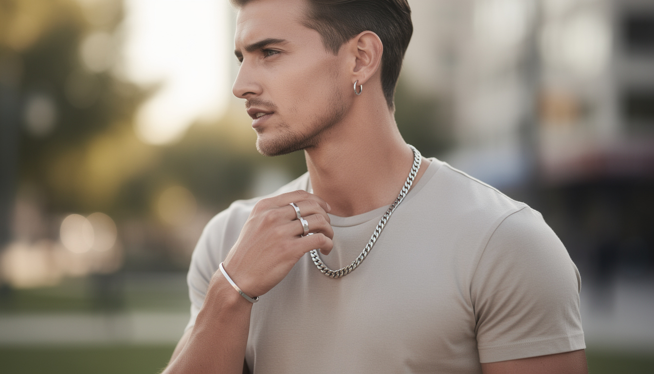 découvrez notre sélection de bijoux en argent pour hommes aux formes sobres et élégantes, tendances incontournables de 2025, parfaits pour un style moderne et raffiné.