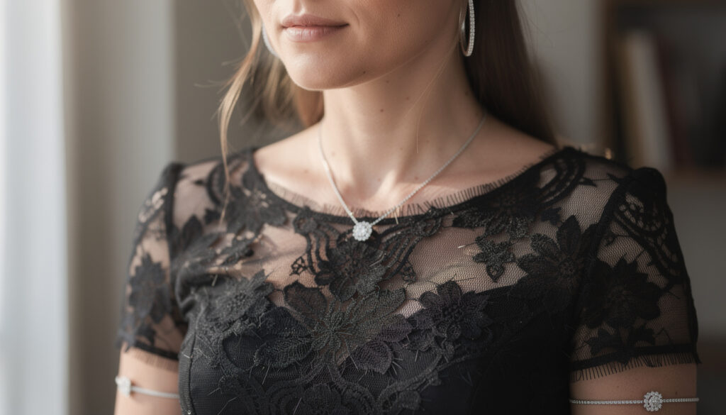 découvrez les bijoux indispensables pour sublimer votre robe en dentelle noire et briller en toutes occasions. élégance assurée avec nos conseils mode.
