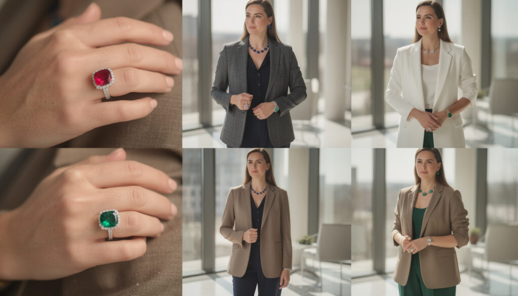 découvrez comment associer harmonieusement les couleurs de vos pierres précieuses avec vos tenues pour un style élégant et sans faute de goût.