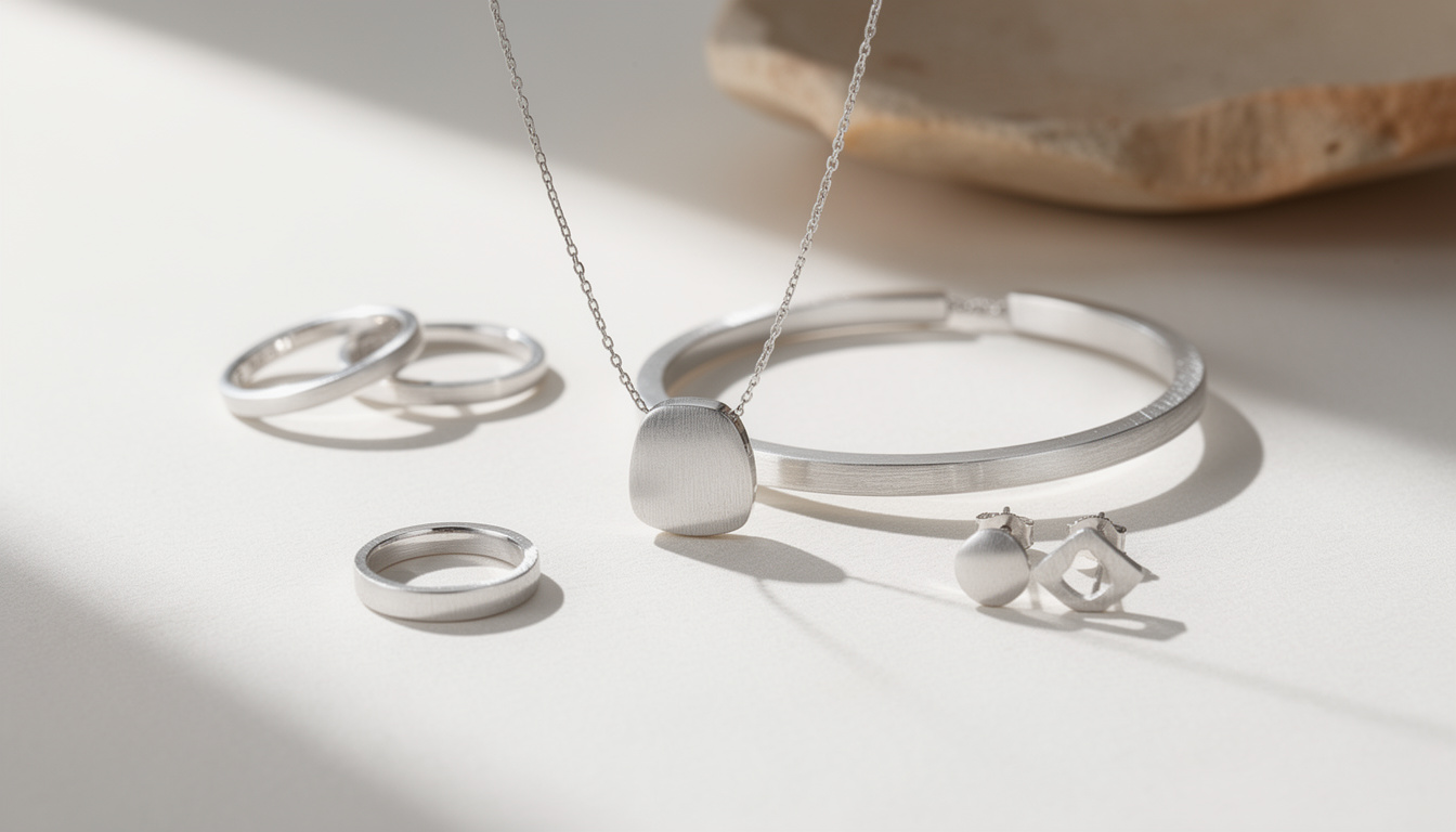 découvrez l'argent brossé, la texture mate chic qui fait son grand retour dans les tendances bijoux pour un style élégant et moderne.