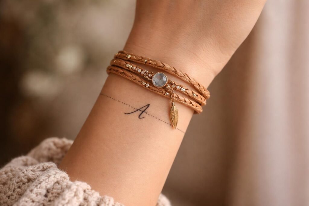 découvrez les tendances incontournables du bijou bohème chic et des bracelets tatouage avec initiale, alliant élégance et style personnalisé à ne pas manquer cette saison.