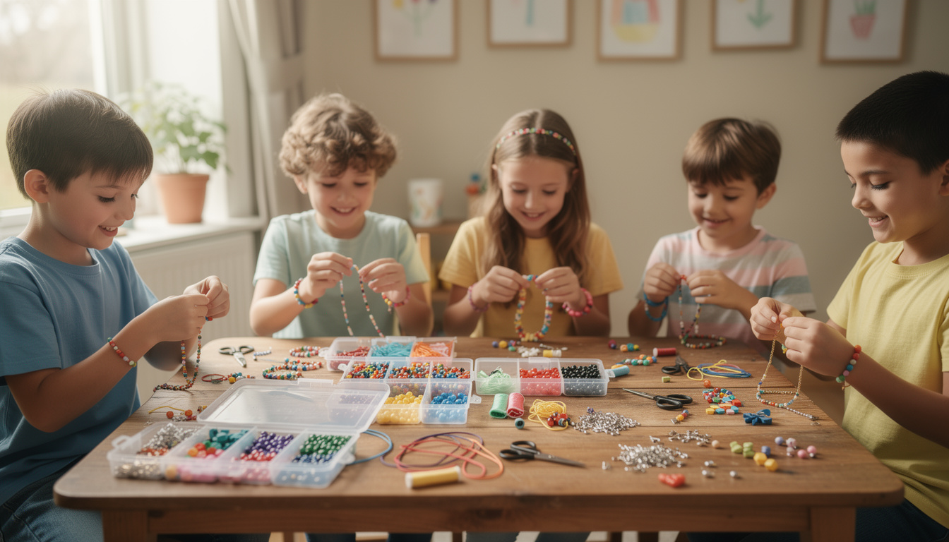 découvrez des idées faciles et sécurisées pour créer des bijoux diy avec vos enfants, parfaites pour des moments créatifs en famille.