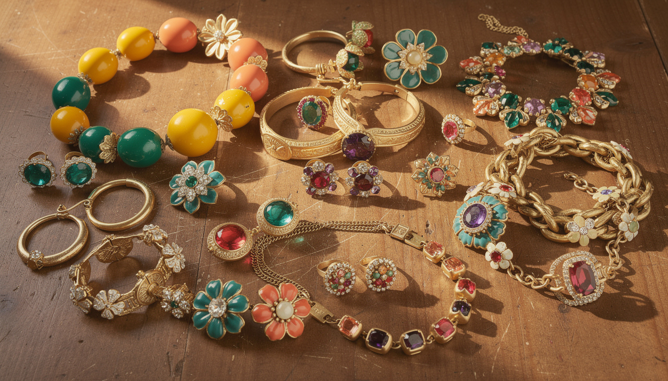 découvrez les bijoux années 60 pour femme, un style rétro qui fait un retour en force dans la mode actuelle avec des designs élégants et intemporels.