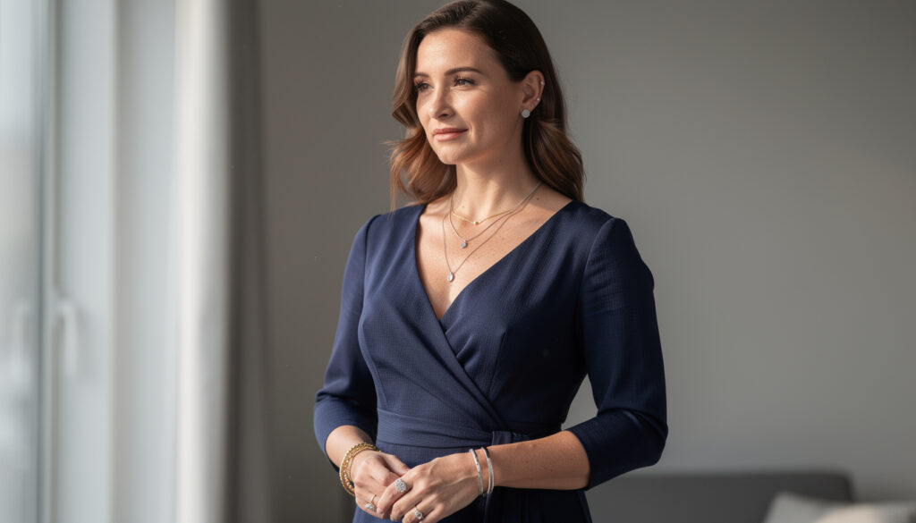 découvrez comment choisir les bijoux parfaits pour accompagner une robe bleu marine, adaptés à toutes les occasions, et sublimer votre style avec élégance et finesse.